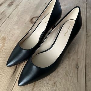 Cole Haan Black Leather Heels